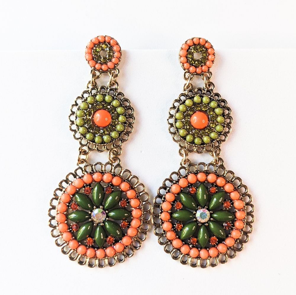 💥3 for $30💥 🦋LAST🦋 NWT Multicolor Statement Earrings